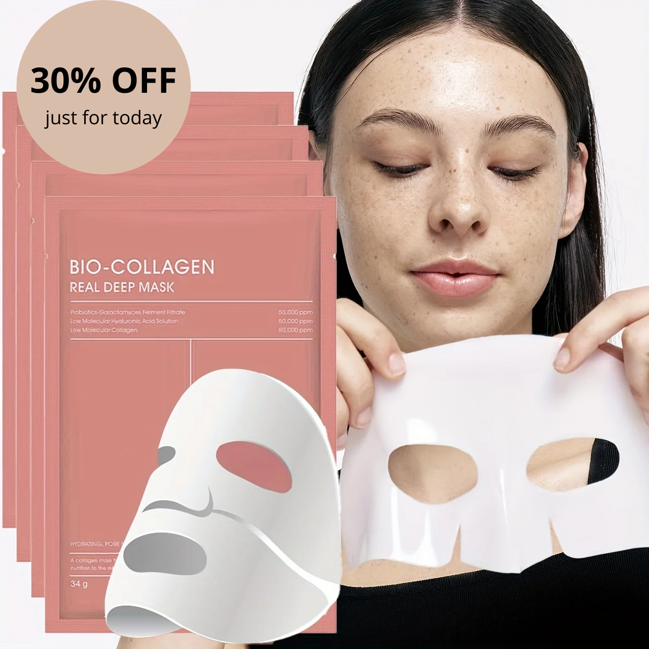 HydraGlow Bio-Collagen Mask